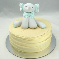 Baby Shower Cake - Baby Elephant Cake